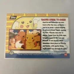 1998 Topps Pikachu Vacation Card #46 Pokemon Card - Image 2