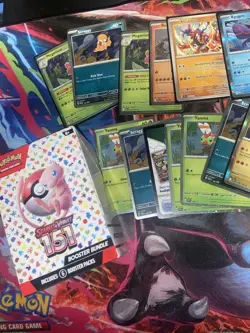 18 Cards Lot pokemon Hits lot Holos Full Arts And 2 6 Pack Booster Bulk 151 Whit - Image 2