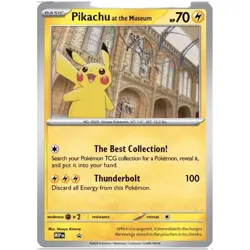 Pre order : Pikachu At The Museum Jumbo Pokemon Card (International shippping) - Image 1