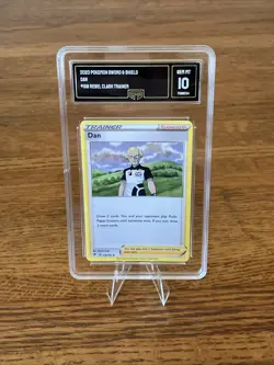 2020 Pokemon Card Rebel Clash Dan 158/192 Graded GMA 10 Gem Mint Grading - Image 2
