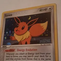 Pokemon Eevee EX Unseen Forces 55/115 Reverse Holo 40HP TCG Card - Image 2