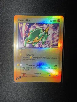 2003 Pokemon TCG Reverse holo Electrike Card 30/109 Vintage Ruby & Sapphire 2003 - Image 1