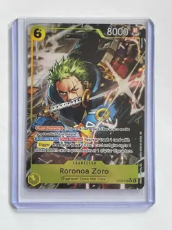 Roronoa Zoro ST29-014 Parallel Starter Deck Promo One Piece Card English - Image 1