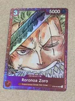 One Piece TCG Roronoa Zoro Premium Collection Film Red ST01-013 Promo Card NM - Image 1