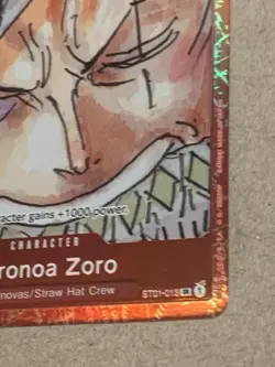 One Piece TCG Roronoa Zoro Premium Collection Film Red ST01-013 Promo Card NM - Image 5