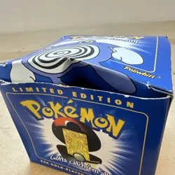 Pokemon 1999 Poliwhirl 23k Gold Plated Trading Card Pokeball Burger King Sealed - Image 5