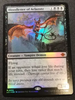Bloodletter Of Aclazotz - Foil - LCI - MTG - EN - NM - 0092 - Image 1