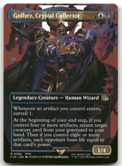 Golbez, Crystal Collector (Borderless) #395 MTG Final Fantasy FIN NM X1 - Image 1