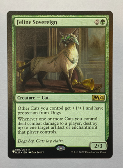 MTG - Secret Lair: Everyone's Invited - Feline Sovereign - NM - Image 1
