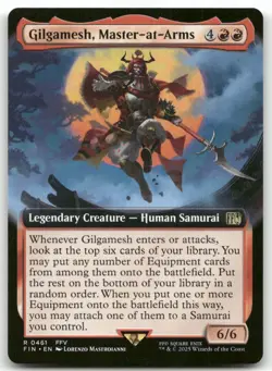 Gilgamesh, Master-at-Arms (Extended Art) #461 MTG Final Fantasy FIN NM X1 - Image 1