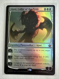 Ajani, Caller of the Pride Foundations Foil - Image 1