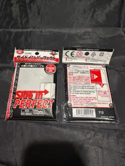 KMC Perfect Fit Side Load Standard Size Sleeves 2 Pack Lot - Image 1