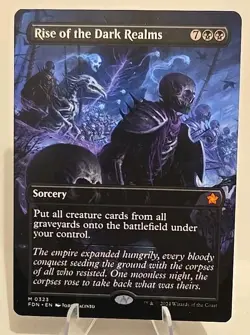 Rise of the Dark Realms (Borderless) MTG Foundations Regular - Image 1