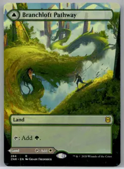 Branchloft Pathway (Borderless) #284 Zendikar Rising Near Mint W/Tracking - Image 1