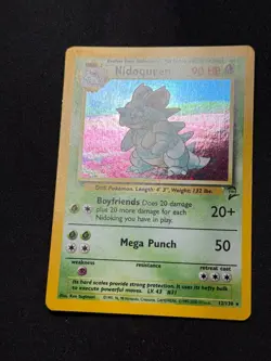 Pokemon Nidoqueen 12/130 Holo Base Set 2 II 2000 NM - Image 2