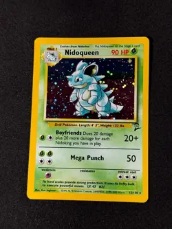 Pokemon Nidoqueen 12/130 Holo Base Set 2 II 2000 NM - Image 3
