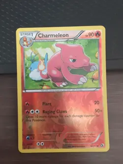Pokemon 2013 Legendary Treasures Charmeleon #18/113 Reverse Holo - Image 1