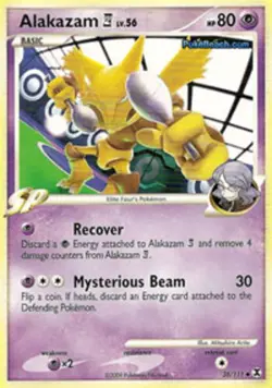 Hero Deal, English - 1 x Pokemon Alakazam [4] - 38/111 - Uncommon Rising Rivals - Image 1