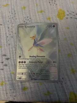 Cresselia 071/064 Shrouded Fable Pokemon Illustration Rare Holo *C2 - Image 1