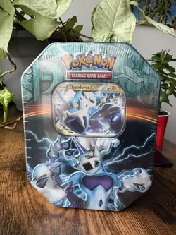 Pokemon 2013 Thundurus EX Tin Sealed Plasma Storm Freeze Blast Packs - Image 2