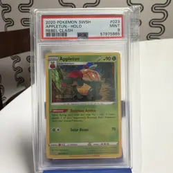 2020 Pokemon Swsh Appletun holo Rebel Clash #023 Mint 9￼ - Image 1