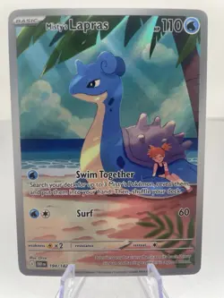 Misty's Lapras 194/182 Illustration Rare Destined Rivals Pokemon TCG NM - Image 1
