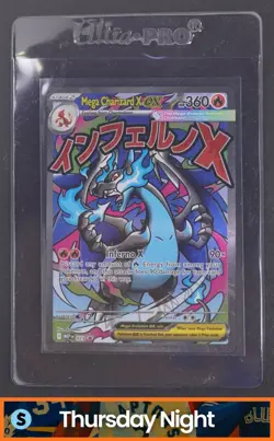 2025 POKEMON ME BLACK STAR PROMOS - UPC - MEP EN #023 MEGA CHARIZARD X EX - NM - Image 1