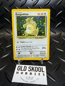Pokemon WOTC Jungle ~ Kangaskhan Holo Rare 5/64 NO Symbol ERROR ~ LP+/NM - Image 1