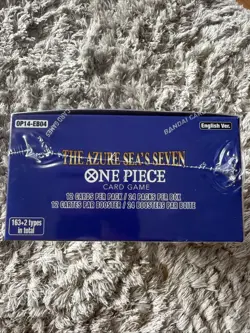 One Piece TCG OP-14 The Azure Sea's Seven Booster Box English Sealed New In Hand - Image 4