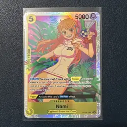 Nami One Piece CCG Two Legends Foil OP08-106 NM Super Rare NM or better - Image 1