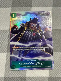 One Piece - Capone”Gang”Bege ST02-004 Common Alt Art - NM/M Condition English - Image 1