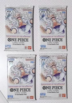 One Piece TCG OP-05 Awakening of the New Era Sealed Booster Pack ×4 - English - Image 1