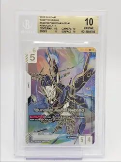 GUNDAM AERIAL REBUILD 2025 GUNDAM NEWTYPE RISING A GD01-067 BGS 10 Q6065 - Image 1
