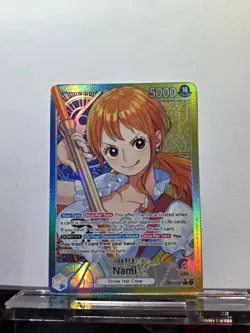 Nami - OP11-041 - Alt Art Leader - A Fist of Divine Speed - One Piece - English - Image 2