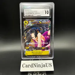 CGC GEM MINT 10 Boa Hancock P-115 V Jump Promo ONE PIECE Card Game 2025 Japanese - Image 1