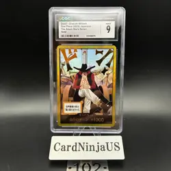 CGC MINT 9 DON !! Card Gold Frame Hawk-Eyes Mihawk ONE PIECE Card Game Japanese - Image 1