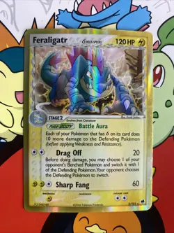 Feraligatr Delta Species Holo Card 2/101 Dragon Frontiers LP/MP - Image 1