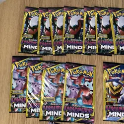 (16 packs) PaPokemon Sun & Moon Unified Minds | 3 Card Pack - Factory Sealed - Image 3