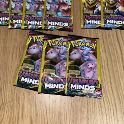 (16 packs) PaPokemon Sun & Moon Unified Minds | 3 Card Pack - Factory Sealed - Image 5