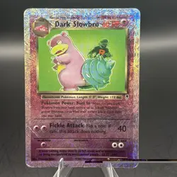Dark Slowbro 8/110 Reverse Holo Rare Legendary Collection Pokemon Card - Image 1
