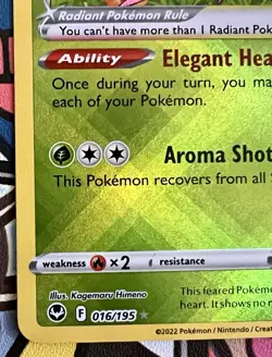 Pokemon Card Radiant Tsareena 016/195 Prize Pack Series 3 Stamped - NM - Image 5