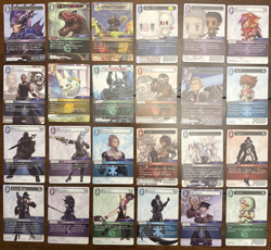 24-Card LOT Final Fantasy TCG - Journey/Gunslinger Commons/Uncommons - NO DUPES - Image 1