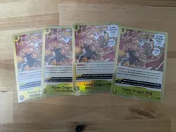 One Piece Card Game The Three Brothers ST13-017 Flame Dragon King Foil English 4 - Image 1