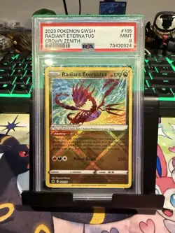 Pokemon TCG Radiant Eternatus Crown Zenith Holo Card 105/159 PSA 9 - Image 2