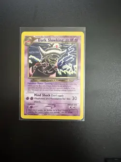 Pokemon TCG Dark Slowking Neo Destiny Card 20/105 Unlimited Rare - Image 1
