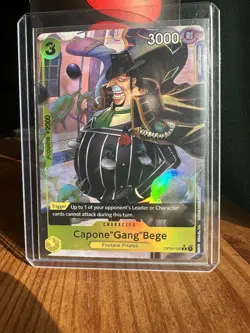 Capone"Gang"Bege OP04-100 PRB-01 Premium The Best One Piece Card English - Image 1