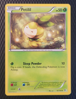 2012 Black & White Boundaries Crossed PETILIL sui Uncommon Pokemon Card #16 - Image 1