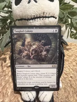 Magic the Gathering Tangled Colony Card Wilds of Eldraine Set, Card 113 - Image 1