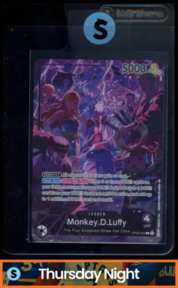 2023 ONE PIECE PROMO CARDS #OP-PR MONKEY.D.LUFFY ENGLISH VERSION 2ND ANNIVERSARY - Image 1