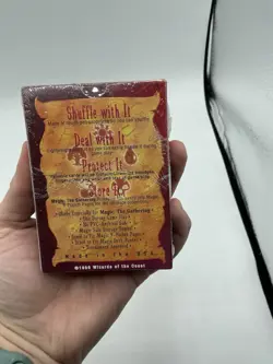 New! Vintage 1996 Ultra Pro Clear Deck Protector 100 Sleeve Rembrandt Sealed MTG - Image 4